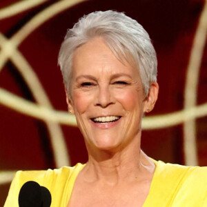 Jamie Lee Curtis - 78ème cérémonie des Golden Globes au Beverly Hilton Hotel à Los Angeles le 28 février 2021. © Christopher Polk/NBC via ZUMA Wire / Bestimage