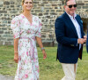 La princesse Madeleine et son mari - La famille royale de Suède célèbre le 44 ème anniversaire de la princesse Victoria lors d'un concert au château de Borgholm sur l'île d'Oland, le 14 juillet 2021.