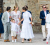 La reine Silvia, la princesse Madeleine et son fils le prince Oscar, le prince Carl Philip et la princesse Madeleine - La famille royale de Suède célèbre le 44 ème anniversaire de la princesse Victoria lors d'un concert au château de Borgholm sur l'île d'Oland, le 14 juillet 2021.
