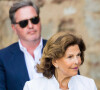 Le roi Carl XVI Gustaf et la reine Silvia - La famille royale de Suède célèbre le 44 ème anniversaire de la princesse Victoria lors d'un concert au château de Borgholm sur l'île d'Oland, le 14 juillet 2021.