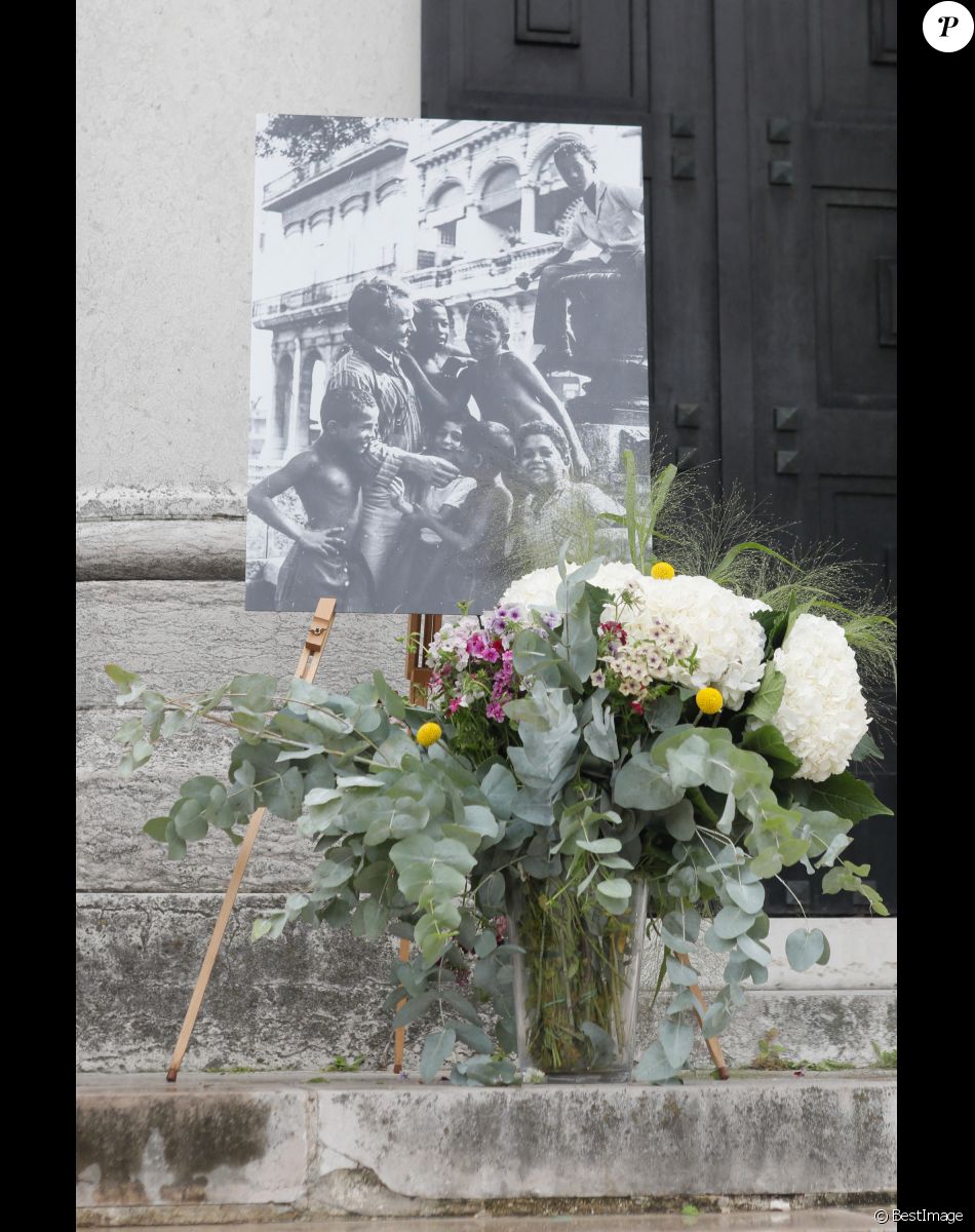 Obsèques de Jean-François Stévenin au Père Lachaise à Paris, France, le 4 août 2021.