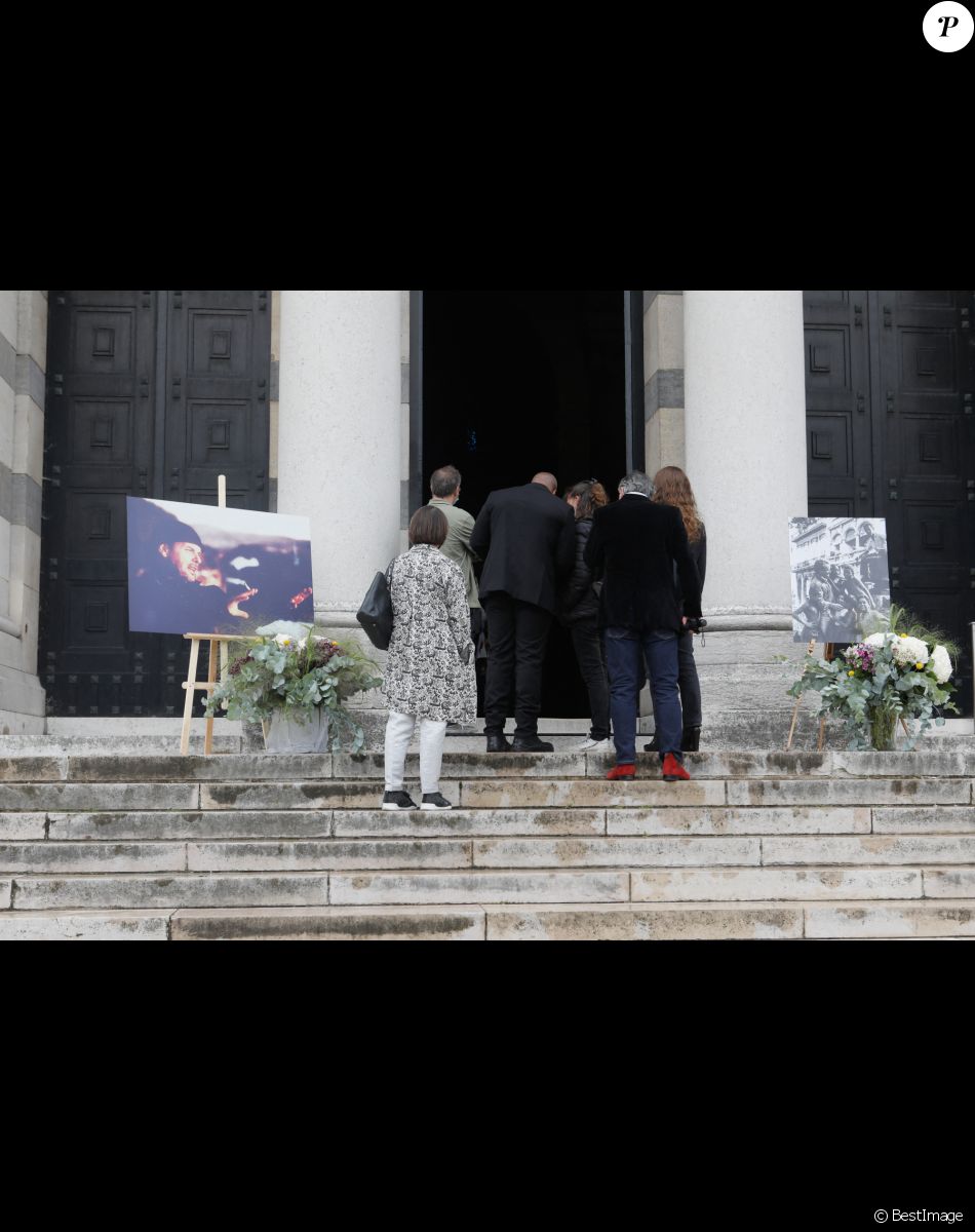 Obsèques de Jean-François Stévenin au Père Lachaise à Paris, France, le 4 août 2021.