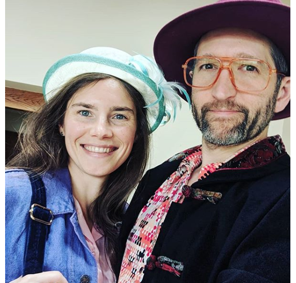 Amanda Knox et son compagnon Christopher Robinson, Instagram, le 9 juillet 2019.