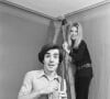 En France, rendez-vous avec Pierre Arditi et sa femme Florence Giorgetti à leur domicile. Le 2 avril 1970. © Jean Lenoir via Bestimage