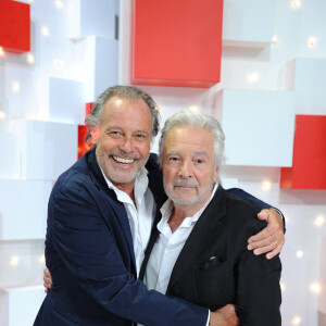 Exclusif - Michel Leeb et Pierre Arditi - Enregistrement de l'émission ' Vivement Dimanche ' au studio Gabriel. © Guillaume Gaffiot / Bestimage.