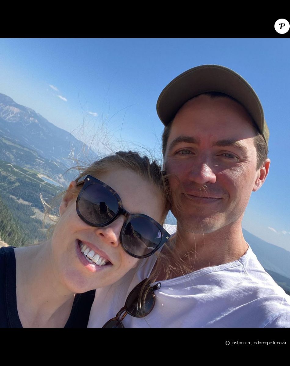 La princesse Beatrice d'York et son mari Edoardo Mapelli Mozzi sur Instagram, juillet 2021.