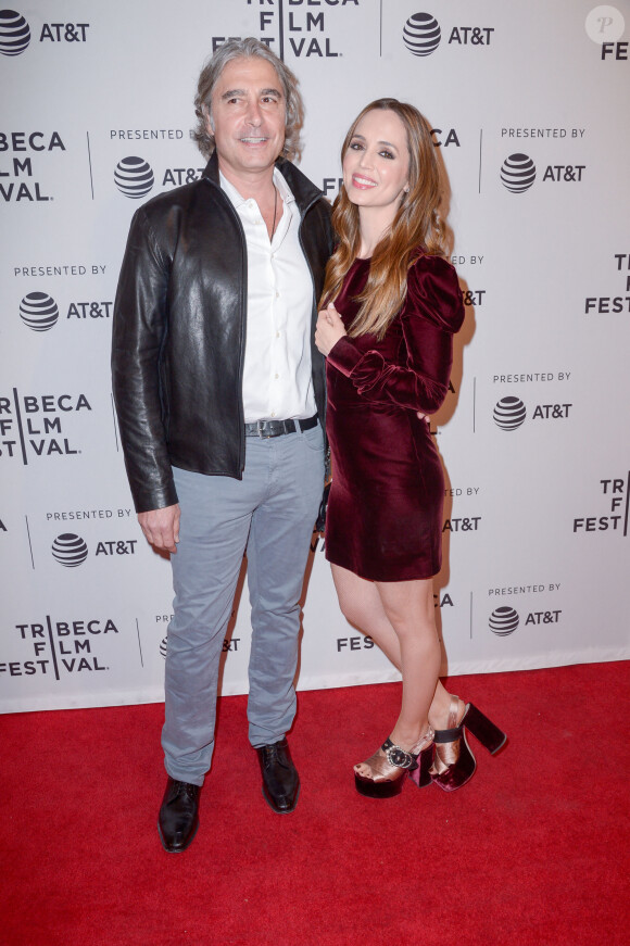 Eliza Dushku et Peter Palandjian - Premiere du film "Mapplethorpe" durant le Tribeca Film Festival. New York. Le 22 avril 2018. @ Julien Reynaud/APS-Medias/ABACAPRESS.COM