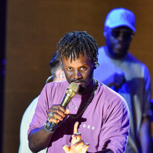 Exclusif - Black M (Black Mesrimes) aux "Estivales de Culturebox" à Montpellier, qui sera diffusée le 12 août sur France 2. © Jean-René Santini / Bestimage