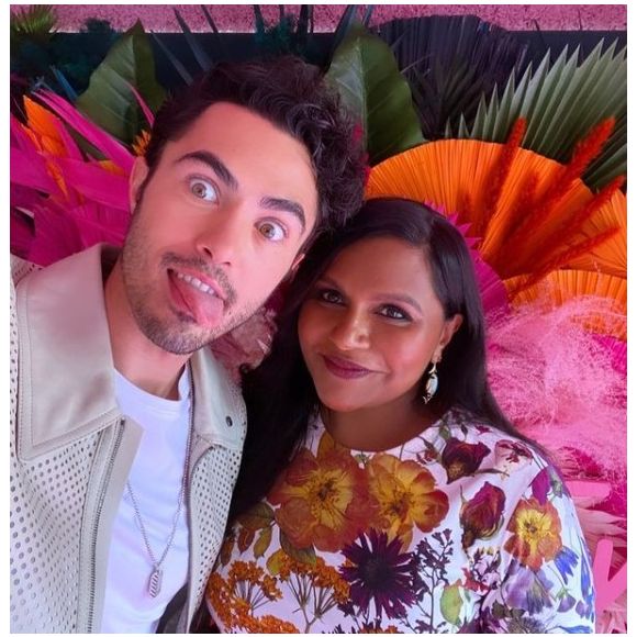 Darren Barnet et Mindy Kaling sur Instagram. Le 25 juillet 2021.