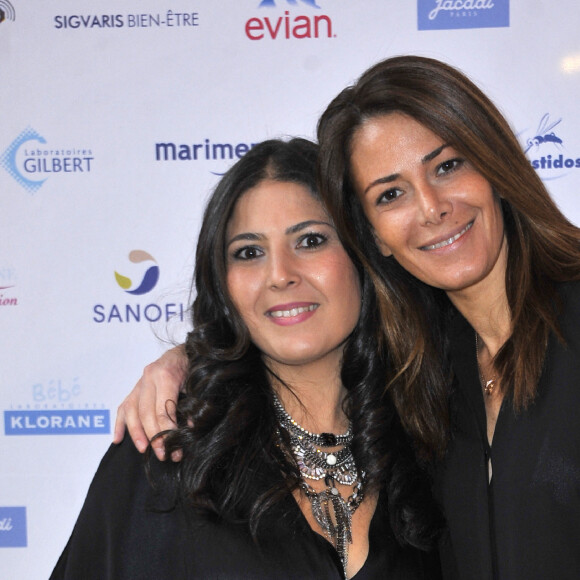 Elsa Fayer et Leslie Sawicka - 3e présentation du Spot "e-fluent mums", le salon des parents blogueurs, au Palais Brongniart à Paris, le 3 décembre 2014.