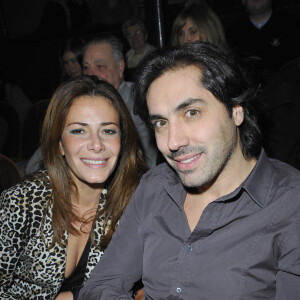 Elsa Fayer et son compagnon Zach Hanoun - Générale de la pièce "Harold et Maude" au Théâtre Antoine à Paris, le 5 mars 2012.