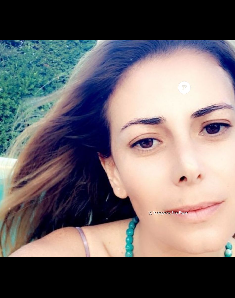Elsa Fayer sur Instagram. Le 3 août 2020.