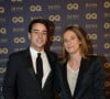 AJulian Bugier et sa femme Claire Fournier lors de la soirée "L'homme de l'année GQ 2014" au Musée d'Orsay, à Paris le 19 novembre 2014.