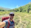 Julian Bugier est en vacances en Corse. Il en profite pour faire de la randonnée.