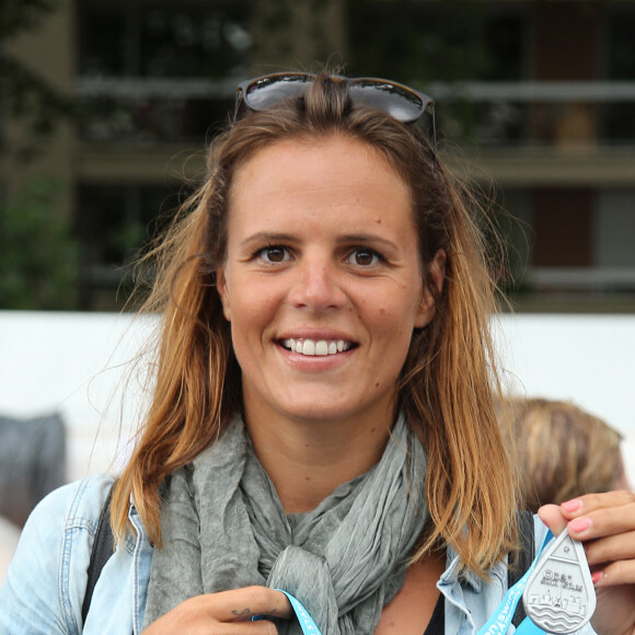 Laure Manaudou - 2e édition de l'Open Swin Stars "Paris à la nage" au bassin de la Villette à Paris. Le 2 juillet 2016. © Marc Ausset-Lacroix / Bestimage