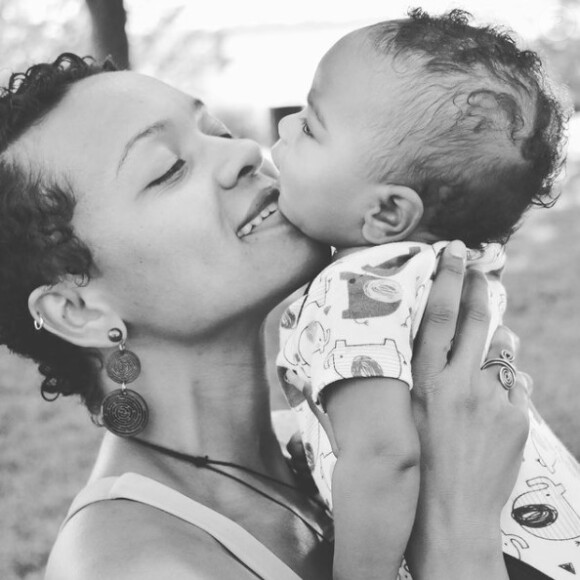 Syesha Mercado et son enfant sur Instagram. Le 4 juin 2021.