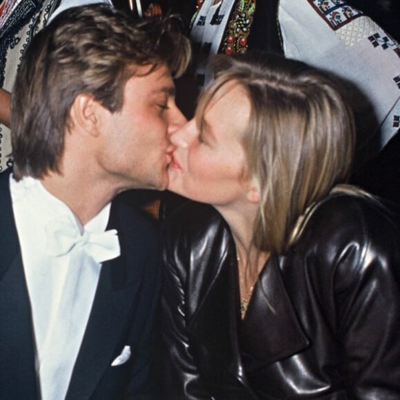 Archives - David Hallyday et Estelle Lefébure en 1989