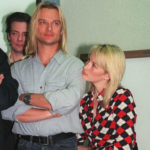 Archives - David Hallyday et Estelle Lefébure en 1996