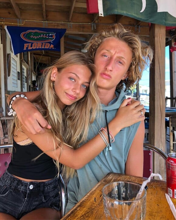 Stella Belmondo et Joalukas Noah sur Instagram en décembre 2018.