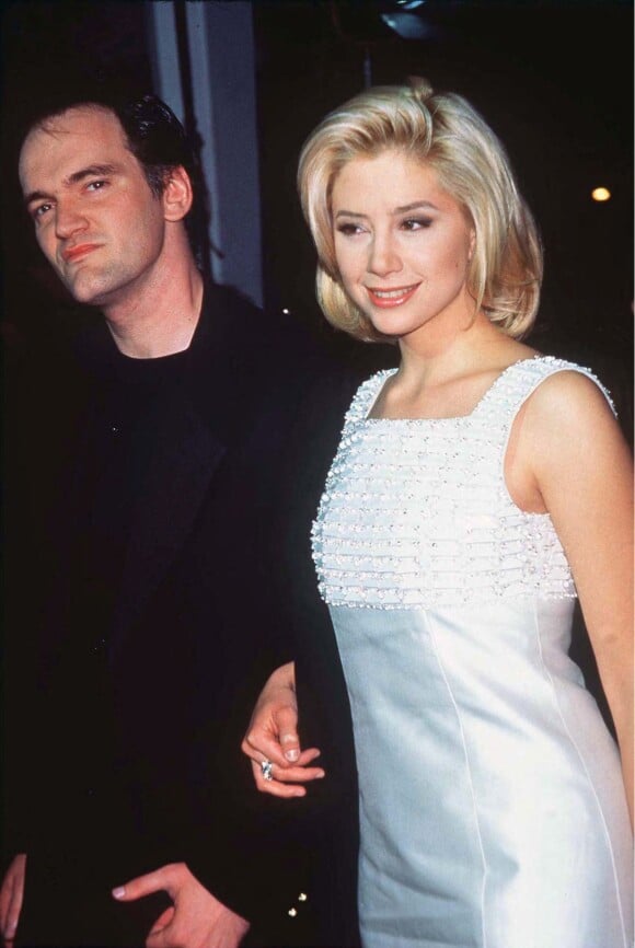 Quentin Tarantino et Mira Sorvino en 1996.