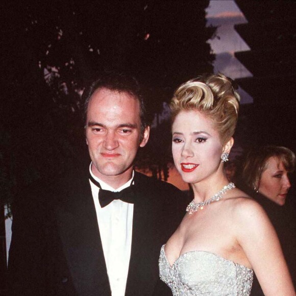 Quentin Tarantino et Mira Sorvino en 1997.