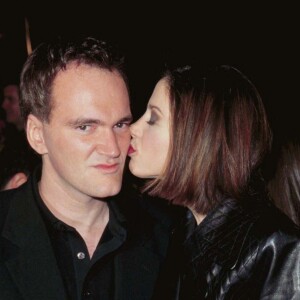 Quentin Tarantino et Mira Sorvino en 1997.