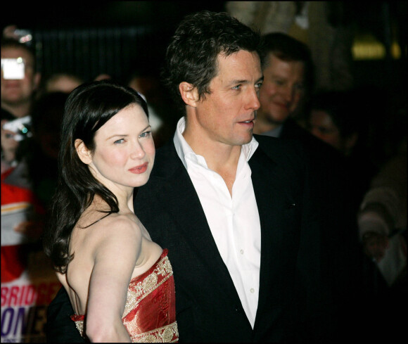 Renée Zellweger et Hugh Grant, à la première du film Bridget Jones : The Edge of Reason", à Londres.