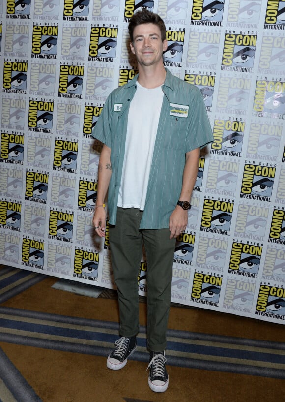 Grant Gustin - "The Flash" Press Line - 3ème jour - Comic-Con International 2019 au "San Diego Convention Center" à San Diego, le 20 juillet 2019.