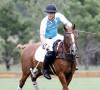 Le prince Harry, duc de Sussex, remporte un match de polo caritatif en marquant deux des trois buts victorieux à Aspen lors du Sentebale ISPS Handa Polo Cup. Le 19 août 2021.