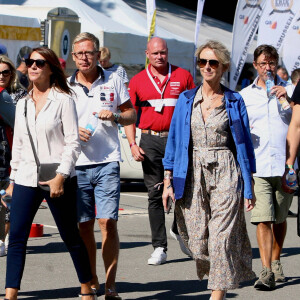 La princesse Marie de Danemark - Le prince Joachim de Danemark participe au Grand Prix Historique de Copenhague en Lotus Cortina le 8 août 2021.