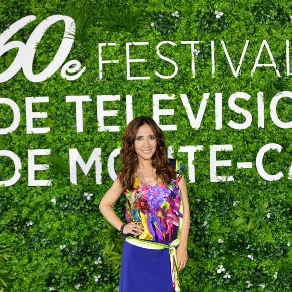 Fabienne Carat, pour la série Sections de Recherches, sur le photocall du 60ème Festival de Télévision de Monte-Carlo au Grimaldi Forum à Monaco le 19 juin 2021. © Bruno Bébert/Bestimage 