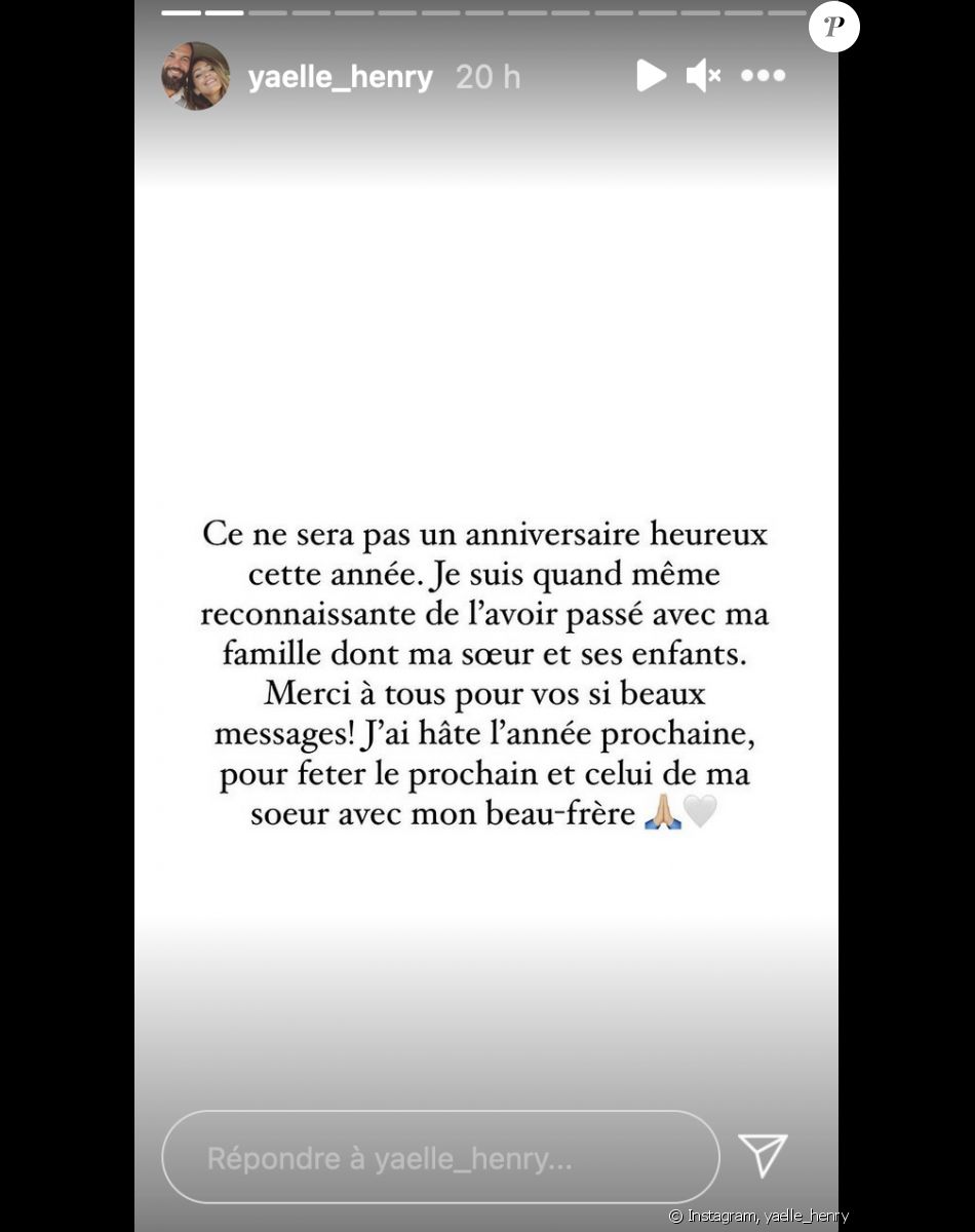 Yaëlle Henry (Familles nombreuses, la vie en XXL) révèle que son beau-frère est gravement touché par la Covid-19 - Instagram