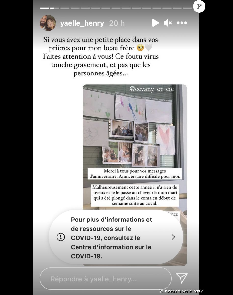 Yaëlle Henry (Familles nombreuses, la vie en XXL) révèle que son beau-frère est gravement touché par la Covid-19 - Instagram