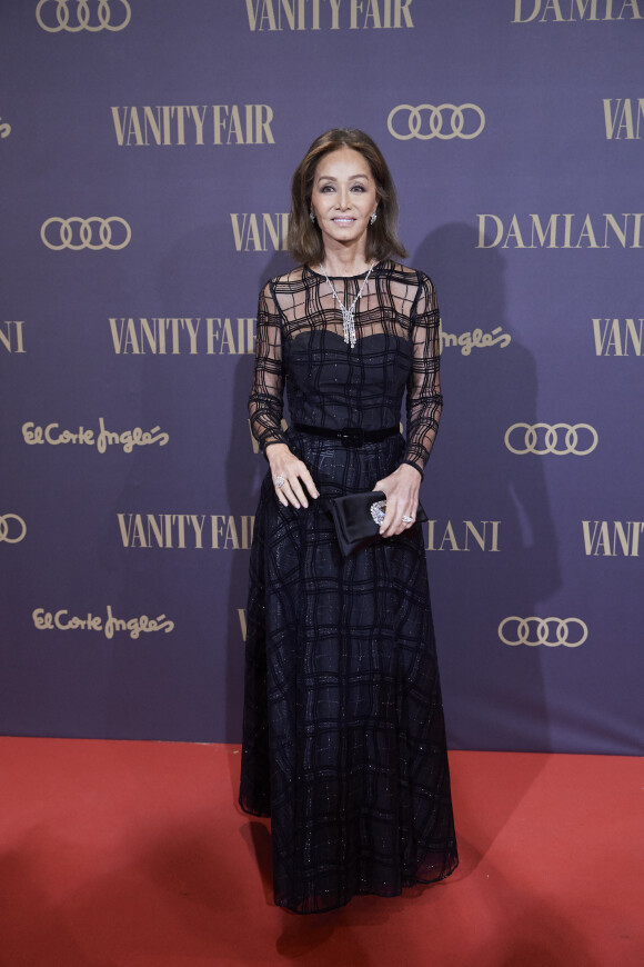 Isabel Preysler assiste à la cérémonie "Vanity Fair Personality of the Year Awards 2019" à Madrid, le 25 novembre 2019.
