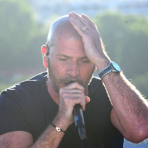 Exclusif - Akhenaton et le groupe IAM - Enregistrement de l'émission de télévision "Du son sur les toits" à Marseille, sur le toit du MAMO, qui sera diffusée le 26 août sur France 2 puis sur Culture Box. © Bruno Bebert / Bestimage 