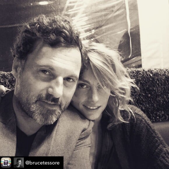 Sara Mortensen et son amoureux le comédien Bruce Tessore, vu dans "Plus belle la vie".