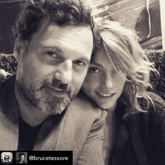 Sara Mortensen et son amoureux le comédien Bruce Tessore, vu dans "Plus belle la vie".