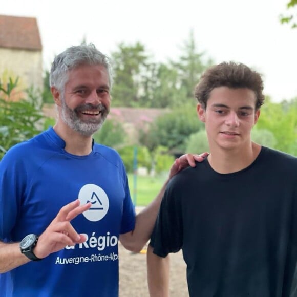 Laurent Wauquiez et son fils Baptiste, 18 ans sur Instagram.