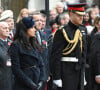 Le prince Harry, duc de Sussex, et Meghan Markle, duchesse de Sussex, assistent au 'Remembrance Day', une cérémonie d'hommage à tous ceux qui sont battus pour la Grande-Bretagne, à Westminster Abbey. © Ray Tang via Zuma Press/Bestimage