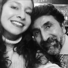 Emma Kabouche, la fille de Cécilia Hornus, avec son père Azize Kabouche - Instagram
