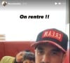 Florent Mothe avec sa femme Zaho et leur fils Naïm. Instagram, août 2021.