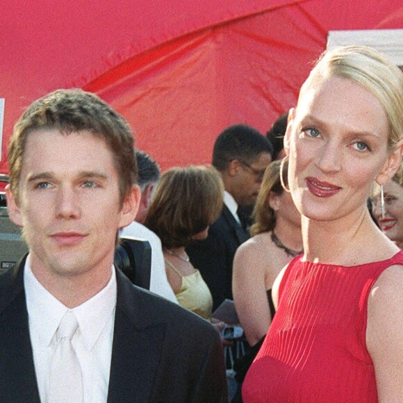 Ethan Hawke et Uma Thurman aux Oscars à Los Angeles en 2000.