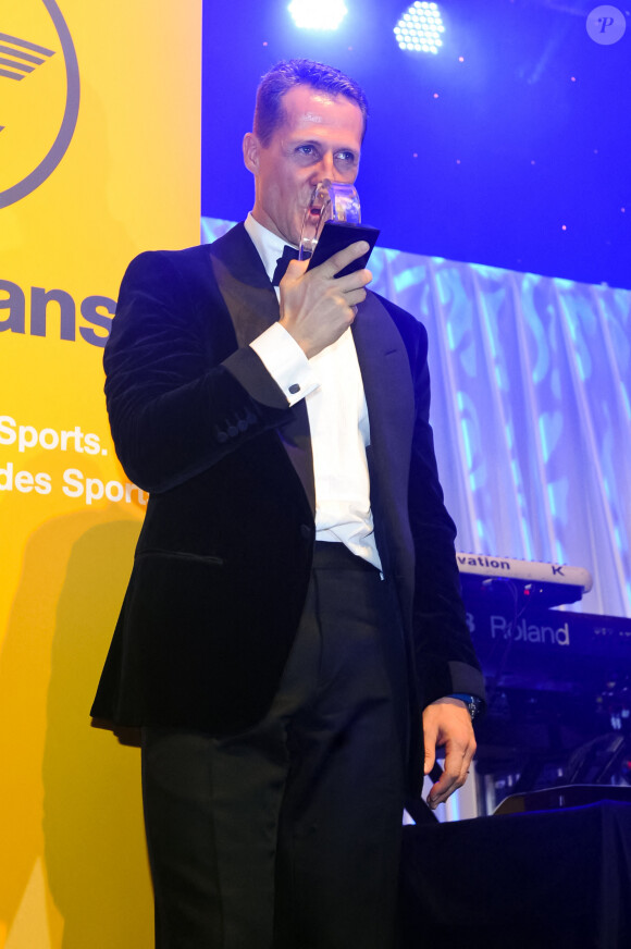 Michael Schumacher, recompensé lors du 31eme Gala des Legendes du Sport, Deutscher Sportpresseball, a l'opera de Francfort. Le 10 novembre 2012 