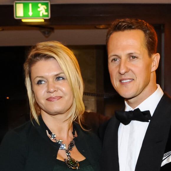 Michael Schumacher et sa femme Corinna lors du 31eme Gala des Legendes du Sport, Deutscher Sportpresseball, a l'opera de Francfort. Le 10 novembre 2012