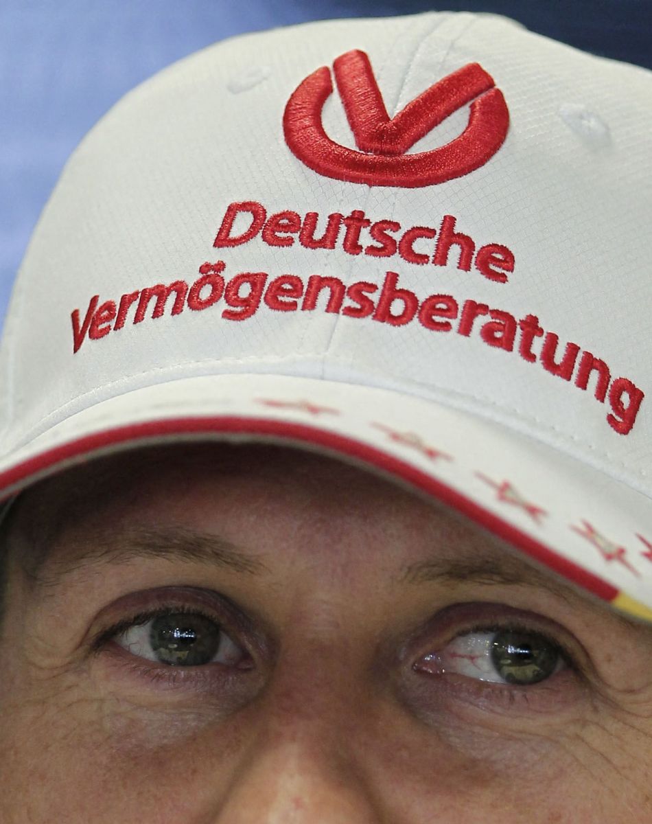 Michael Schumacher lors du grand prix de Monza en Italie le 9 septembre 2012.