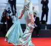 Helen Mirren assiste à la cérémonie d'ouverture du 78ème festival international du film de Venise (la Mostra de Venise) et à la projection du film en compétition "Madres Paralelas". Venise, 1er septembre 2021.