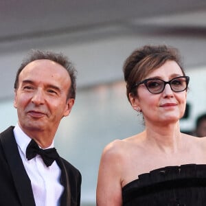 Roberto Benigni et son épouse Nicoletta Braschi assistent à la cérémonie d'ouverture du 78ème festival international du film de Venise (la Mostra de Venise) et à la projection du film en compétition "Madres Paralelas". Venise, 1er septembre 2021.