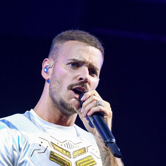M. Pokora en concert au Palais Nikaia à Nice dans le cadre de sa tournée Pyramide Tour le 15 novembre 2019. 