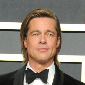 Brad Pitt, lauréat du prix de l'acteur dans un second rôle pour "Once Upon a Time... in Hollywood" - Photocall de la Press Room de la 92ème cérémonie des Oscars 2020 au Hollywood and Highland à Los Angeles le 9 février 2020.