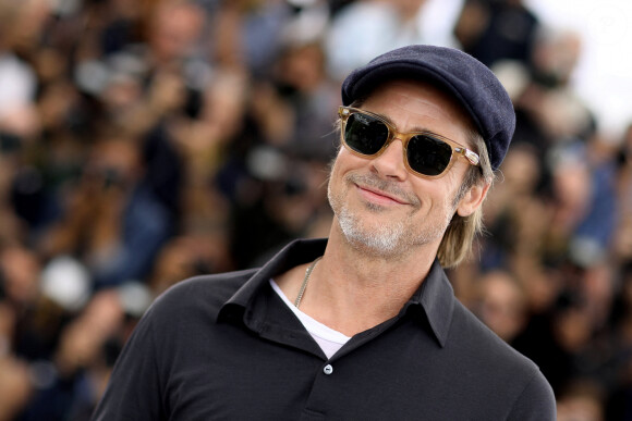 Brad Pitt - Photocall du film "Once upon a time in Hollywood" lors du 72ème festival du film de Cannes le 22 mai 2019. © Jacovides-Moreau/Bestimage 